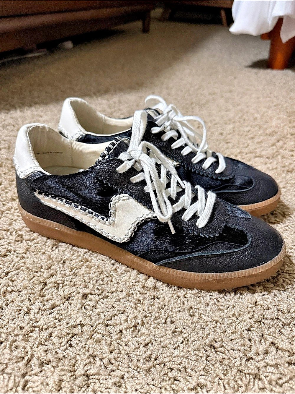 Dolce Vita Black & White Sneakers